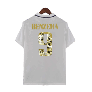 Maglia Real Madrid Benzema Golden Commemorative Edition