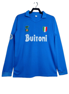 Maglia Napoli - 87/88 Vintage Manica Lunga