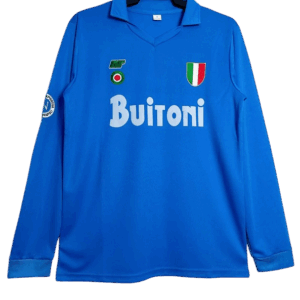 Maglia Napoli - 87/88 Vintage Manica Lunga