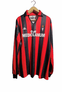 Maglia Milan - 88/89 Manica Lunga Vintage