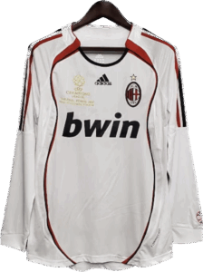 Maglia Milan Finale Atene - 06/07  Manica Lunga Vintage