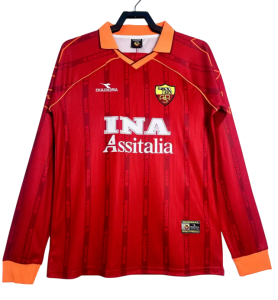 Maglia Roma - 99/00 Manica Lunga Vintage