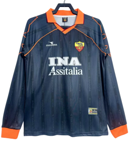 Maglia Roma Trasferta - 99/00 Manica Lunga Vintage