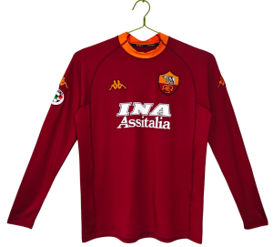 Maglia Roma - 00/01 Manica Lunga Vintage