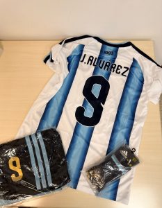 Maglia + Shorts J. Alvarez Argentina XL PC