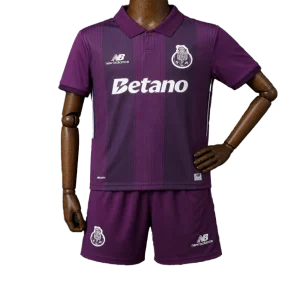 Kit Bambino Porto Away Viola-  2026/2027