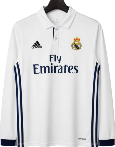 Maglia Manica Lunga Real Madrid Home - 2016/2017 Vintage