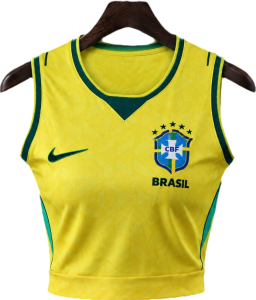 Canotta Corta Donna Brasile Home - 2026