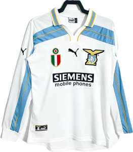 Maglia Manica Lunga Lazio Away - 2000/01 Vintage