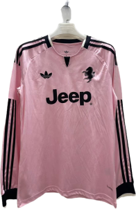 Maglia Manica Lunga Bianco Nero Away - 2026/2027