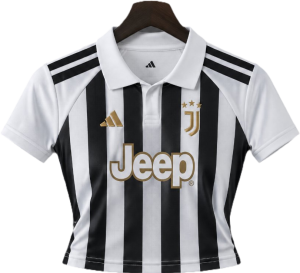 Maglia Corta Donna Bianco Nero Home - 2026/2027