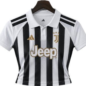 Maglia Corta Donna Bianco Nero Home - 2026/2027