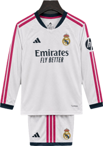 Kit Manica Lunga Bambino Real Madrid Home - 2026/2027