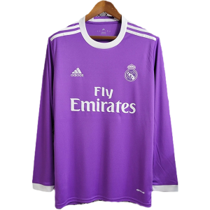 Maglia Manica Lunga Real Madrid Away - 2016/2017 Vintage