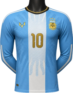 Maglia Manica Lunga Argentina - Addio Messi 2026 Player Version