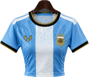 Maglia Corta Donna Argentina - Addio Messi 2026