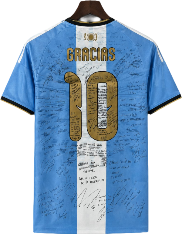Maglia Argentina Gracias - Addio Messi Personalizzata
